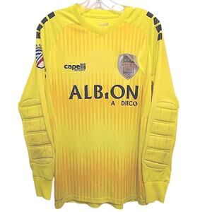 Capelli Goalkeeper Shirt S Yellow Padded Arms Long Sleeve Albion Classy 0